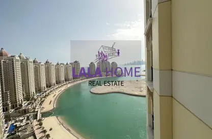 Apartment - 2 Bedrooms - 3 Bathrooms for rent in Viva West - Viva Bahriyah - The Pearl Island - Doha