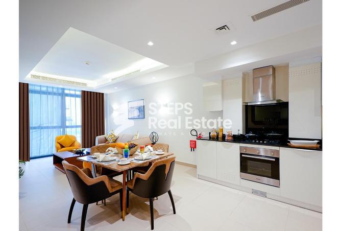 Apartment - 2 Bedrooms - 3 Bathrooms for rent in Lusail Residence - Marina District - Lusail