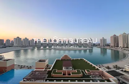 Apartment - 1 Bedroom - 2 Bathrooms for rent in Al Mutahidah Tower - Viva Bahriyah - The Pearl Island - Doha