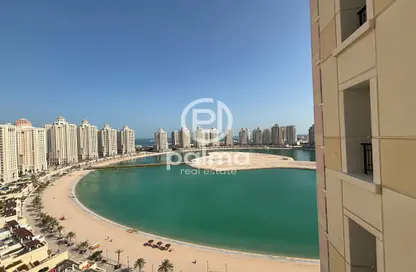 Apartment - 2 Bedrooms - 3 Bathrooms for rent in Viva West - Viva Bahriyah - The Pearl Island - Doha