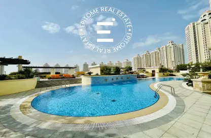 Apartment - 1 Bedroom - 1 Bathroom for rent in Viva West - Viva Bahriyah - The Pearl Island - Doha