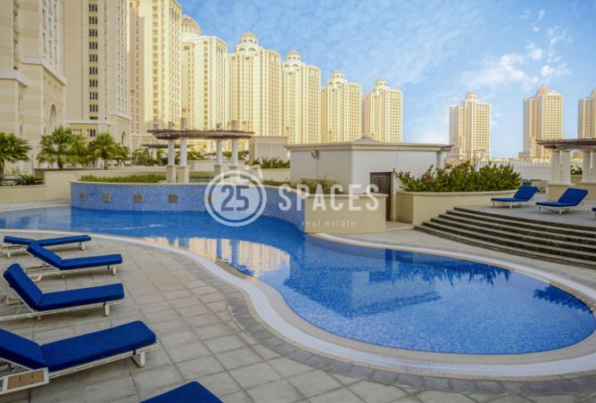 Apartment - 1 Bathroom for rent in West Porto Drive - Porto Arabia - The Pearl Island - Doha