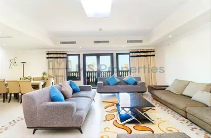 Apartment - 3 Bedrooms - 4 Bathrooms for rent in East Porto Drive - Porto Arabia - The Pearl Island - Doha