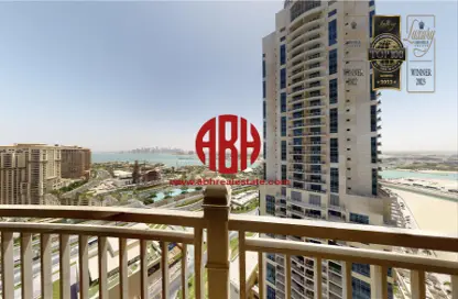 Apartment - 2 Bedrooms - 4 Bathrooms for rent in Tower 2 - Abraj Quartiers - The Pearl Island - Doha