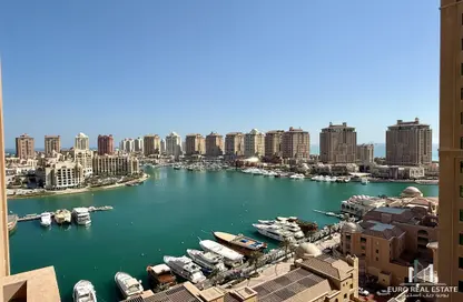 Apartment - 1 Bedroom - 2 Bathrooms for rent in East Porto Drive - Porto Arabia - The Pearl Island - Doha