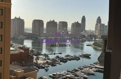 Apartment - 1 Bedroom - 2 Bathrooms for rent in East Porto Drive - Porto Arabia - The Pearl Island - Doha