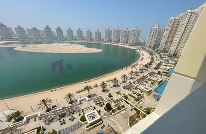 Apartment - 2 Bedrooms - 3 Bathrooms for rent in Viva West - Viva Bahriyah - The Pearl Island - Doha