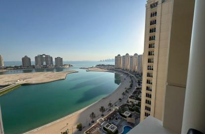 Apartment - 2 Bedrooms - 3 Bathrooms for rent in Viva East - Viva Bahriyah - The Pearl Island - Doha