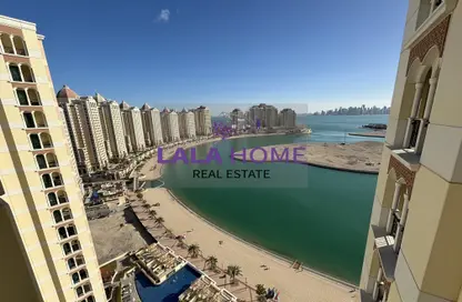 Apartment - 2 Bedrooms - 3 Bathrooms for rent in Viva Central - Viva Bahriyah - The Pearl Island - Doha