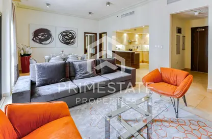 Apartment - 1 Bedroom - 2 Bathrooms for rent in Qanat Quartier - The Pearl Island - Doha