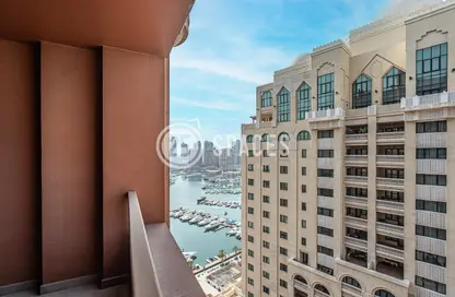 Apartment - 1 Bedroom - 1 Bathroom for rent in East Porto Drive - Porto Arabia - The Pearl Island - Doha