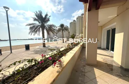 Townhouse - 1 Bedroom - 2 Bathrooms for rent in Viva East - Viva Bahriyah - The Pearl Island - Doha