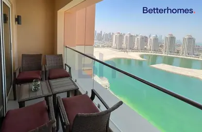 Apartment - 1 Bedroom - 2 Bathrooms for sale in Tower 27 - Viva Bahriyah - The Pearl Island - Doha