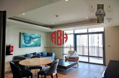 Apartment - 1 Bedroom - 2 Bathrooms for rent in Tower 10 - Abraj Quartiers - The Pearl Island - Doha