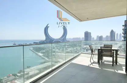 Apartment - 2 Bedrooms - 3 Bathrooms for rent in Marina Residences 195 - Marina District - Lusail