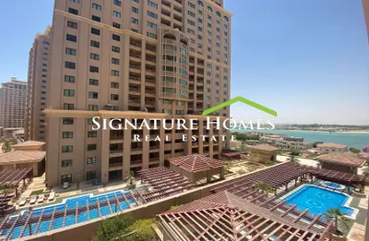 Apartment - 1 Bedroom - 2 Bathrooms for rent in East Porto Drive - Porto Arabia - The Pearl Island - Doha