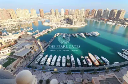 Apartment - 2 Bedrooms - 3 Bathrooms for rent in East Porto Drive - Porto Arabia - The Pearl Island - Doha