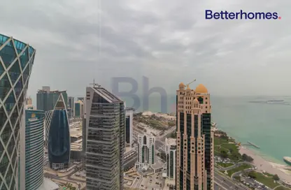 Office Space - Studio - 2 Bathrooms for rent in West Bay Tower - West Bay - West Bay - Doha