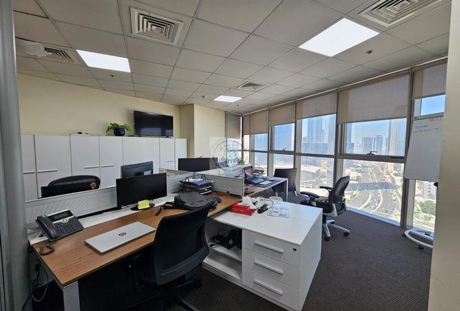 Office Space - Studio - 2 Bathrooms for rent in Palm Towers - West Bay - Doha