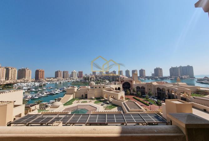 Apartment - 2 Bedrooms - 3 Bathrooms for rent in One Porto Arabia - Porto Arabia - The Pearl Island - Doha