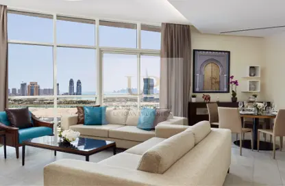 Apartment - 2 Bedrooms - 3 Bathrooms for rent in Lusail Residence - Marina District - Lusail