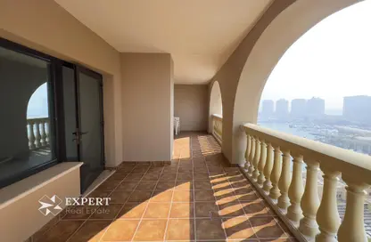 Apartment - 1 Bedroom - 2 Bathrooms for rent in East Porto Drive - Porto Arabia - The Pearl Island - Doha