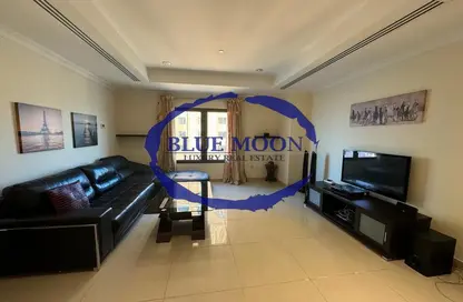 Apartment - 1 Bedroom - 2 Bathrooms for rent in East Porto Drive - Porto Arabia - The Pearl Island - Doha