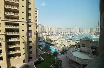 Apartment - 2 Bedrooms - 3 Bathrooms for sale in East Porto Drive - Porto Arabia - The Pearl Island - Doha