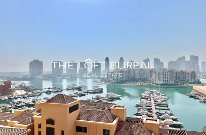 Apartment - 1 Bedroom - 2 Bathrooms for rent in Tower 24 - Porto Arabia - The Pearl Island - Doha