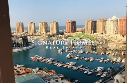 Apartment - 1 Bedroom - 2 Bathrooms for sale in Tower 29 - Porto Arabia - The Pearl Island - Doha