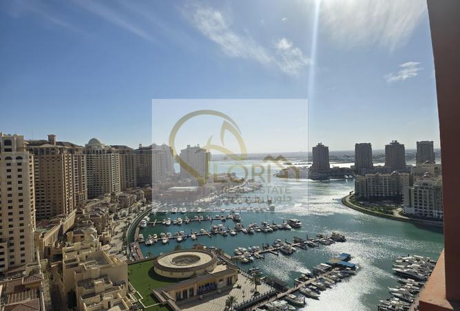 Apartment - 2 Bedrooms - 3 Bathrooms for rent in East Porto Drive - Porto Arabia - The Pearl Island - Doha