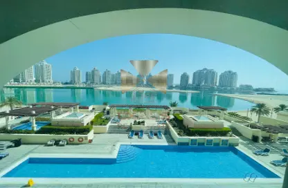 Apartment - 1 Bedroom - 2 Bathrooms for rent in Viva West - Viva Bahriyah - The Pearl Island - Doha