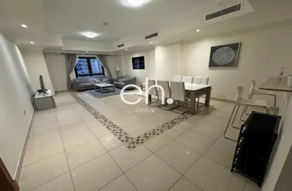 Apartment - 1 Bedroom - 2 Bathrooms for rent in Jumanah Tower 29 - Porto Arabia - The Pearl Island - Doha