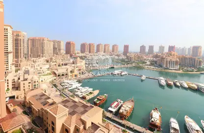 Apartment - 2 Bedrooms - 3 Bathrooms for sale in East Porto Drive - Porto Arabia - The Pearl Island - Doha