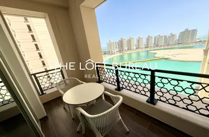 Apartment - 1 Bedroom - 2 Bathrooms for rent in Viva West - Viva Bahriyah - The Pearl Island - Doha