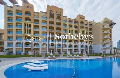 تاون هاوس - 2 غرف نوم - 3 حمامات للايجار في The St. Regis Marsa Arabia Island - Marsa Arabia - جزيرة اللؤلؤة - الدوحة