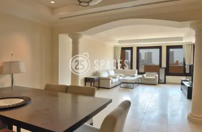 Townhouse - 2 Bedrooms - 3 Bathrooms for rent in Porto Arabia Townhouses - Porto Arabia - The Pearl Island - Doha