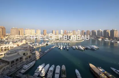 Apartment - 3 Bedrooms - 4 Bathrooms for sale in West Porto Drive - Porto Arabia - The Pearl Island - Doha