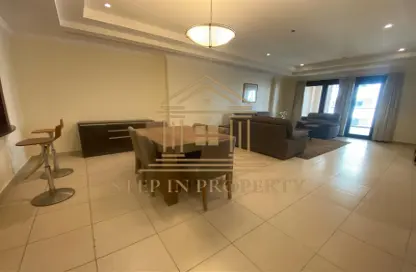 Apartment - 1 Bedroom - 2 Bathrooms for rent in East Porto Drive - Porto Arabia - The Pearl Island - Doha