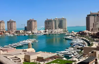 Apartment - 2 Bedrooms - 3 Bathrooms for rent in West Porto Drive - Porto Arabia - The Pearl Island - Doha