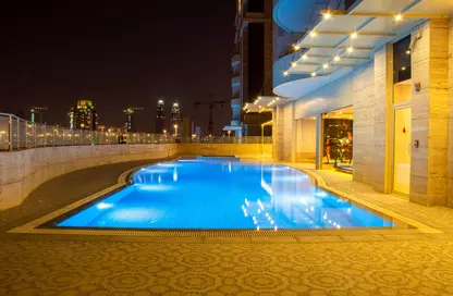 Pool image for: Apartment - 2 Bedrooms - 2 Bathrooms for rent in Lusail City - Lusail, Image 1