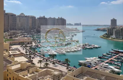 Apartment - 1 Bedroom - 2 Bathrooms for rent in East Porto Drive - Porto Arabia - The Pearl Island - Doha