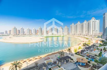 Apartment - 1 Bedroom - 2 Bathrooms for rent in Viva West - Viva Bahriyah - The Pearl Island - Doha