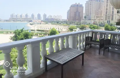 Apartment - 1 Bedroom - 2 Bathrooms for rent in Gondola - Qanat Quartier - The Pearl Island - Doha