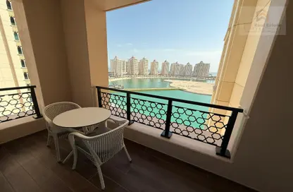 Apartment - 1 Bedroom - 2 Bathrooms for rent in Imperial Diamond - Viva Bahriyah - The Pearl Island - Doha