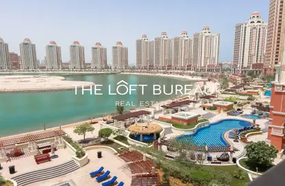 Apartment - 1 Bedroom - 2 Bathrooms for rent in Tower 22 - Viva Bahriyah - The Pearl Island - Doha