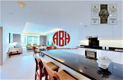 Apartment - 1 Bedroom - 2 Bathrooms for rent in Abraj Bay - Abraj Quartiers - The Pearl Island - Doha