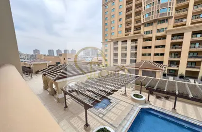 Apartment - 2 Bedrooms - 3 Bathrooms for rent in East Porto Drive - Porto Arabia - The Pearl Island - Doha