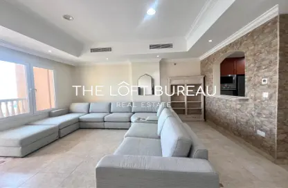 Apartment - 2 Bedrooms - 3 Bathrooms for sale in East Porto Drive - Porto Arabia - The Pearl Island - Doha