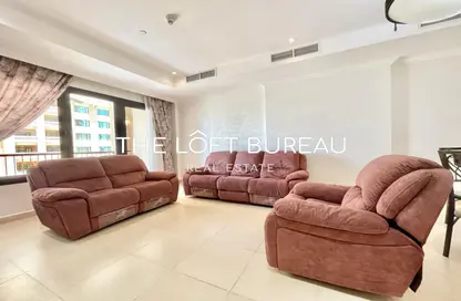 Apartment - 2 Bedrooms - 3 Bathrooms for sale in West Porto Drive - Porto Arabia - The Pearl Island - Doha